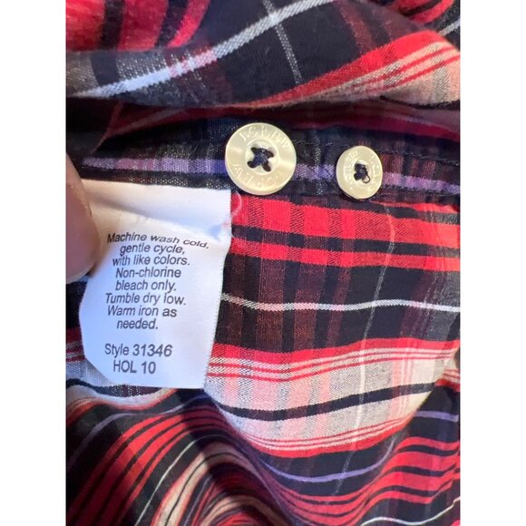 J. Crew Mens Plaid Long Sleeve Button-Down Shirt Size L - Picture 10 of 11